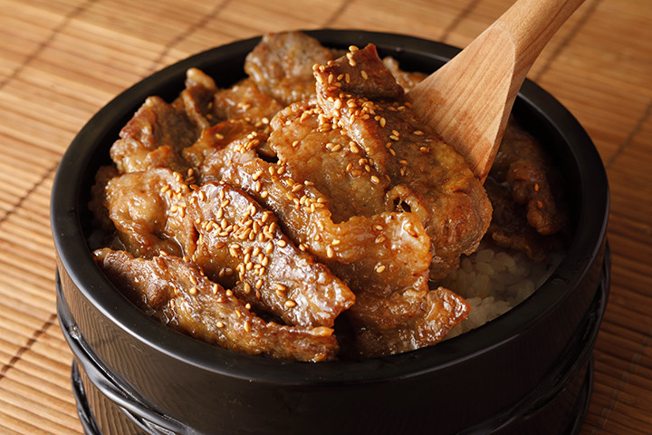 牛肉のひつまぶし風