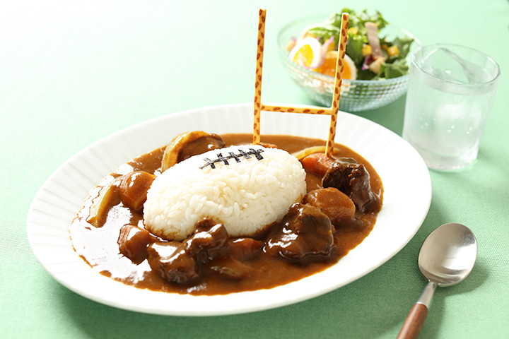 ラグビーボールカレー