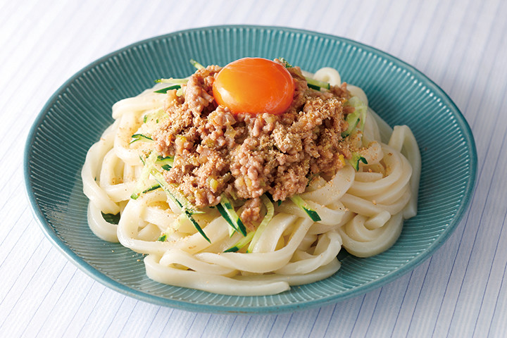 肉みそ冷やしうどん