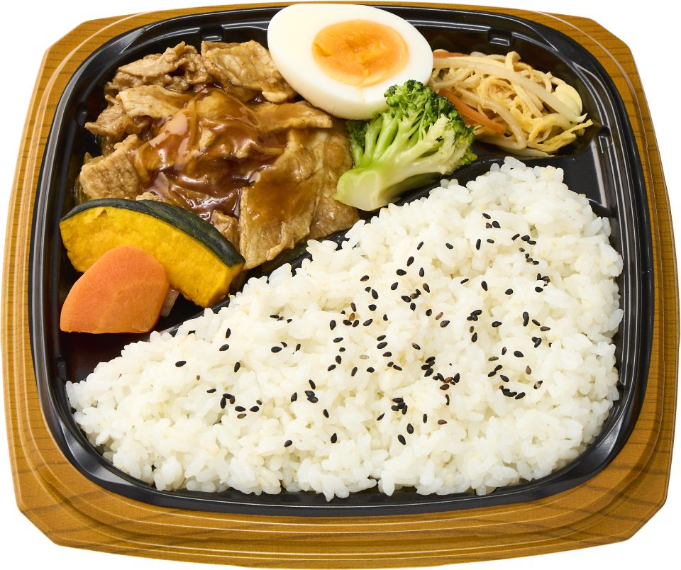 胚芽精米入りご飯のお弁当（梅雨を乗り切る！生姜づくし弁当）