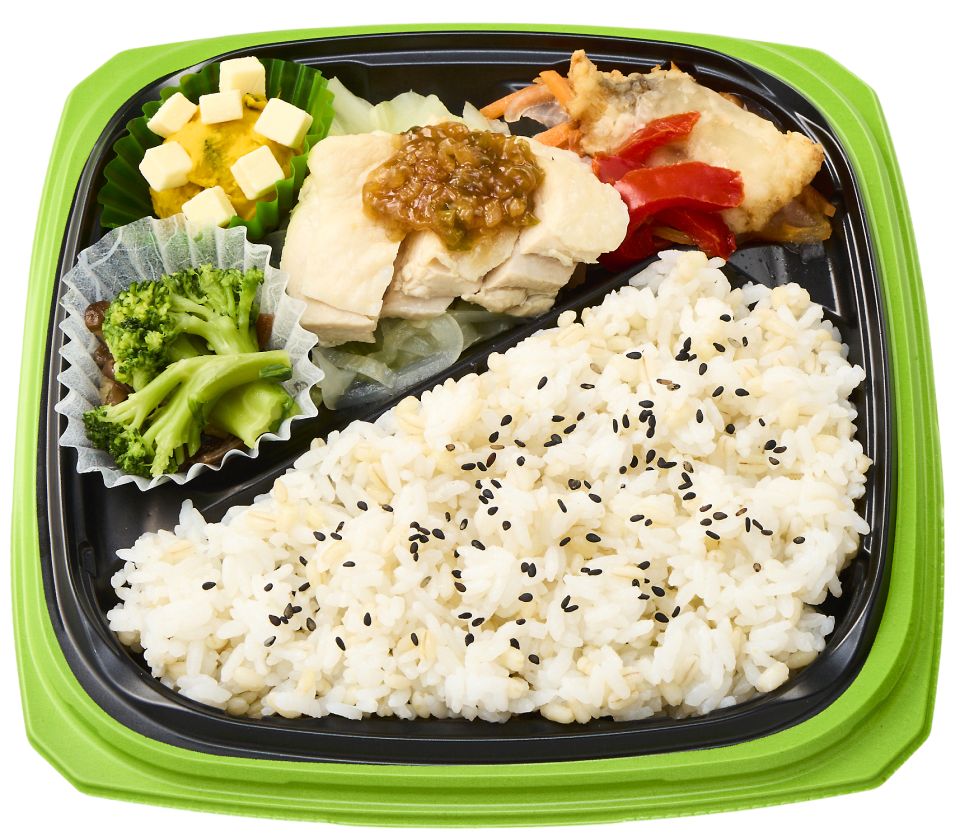1食分緑黄色野菜の弁当（夏にぴったり！さっぱりお酢メニュー）