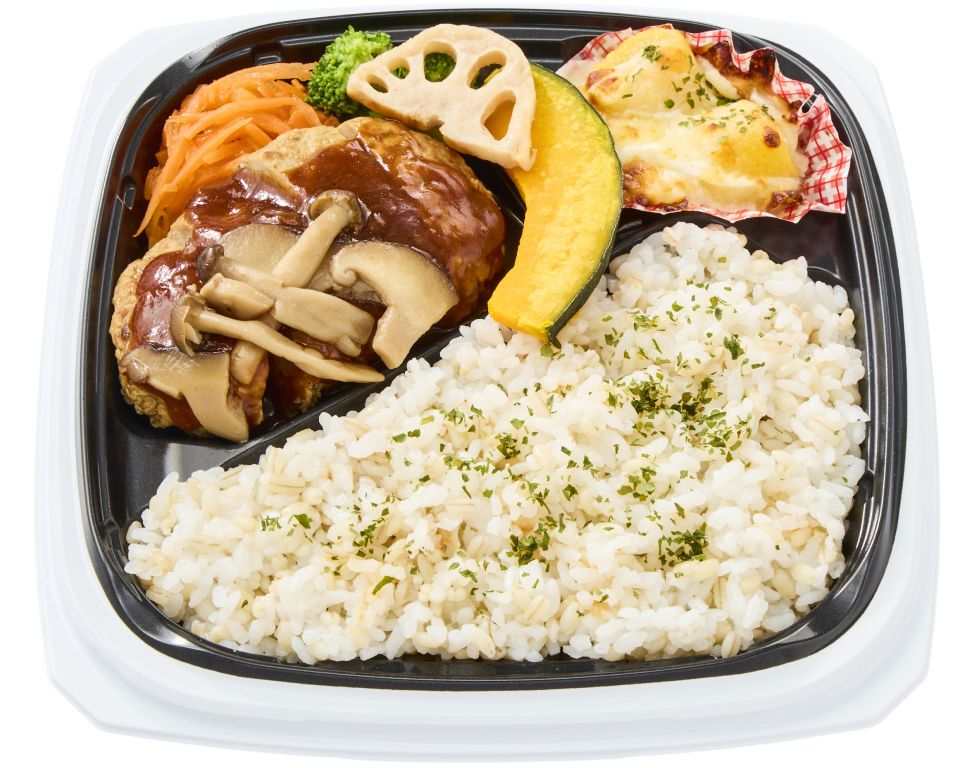 1食分緑黄色野菜の弁当（秋に食べたい洋食メニュー）