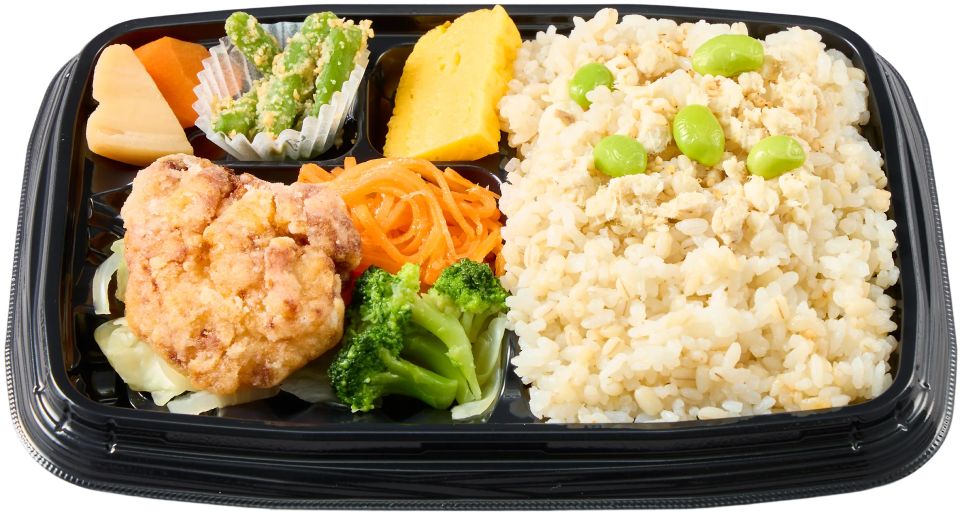 1食分緑黄色野菜のお弁当（おめで鯛めし）