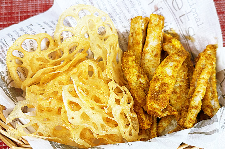 パリパリ＆ほくほく フライドれんこん