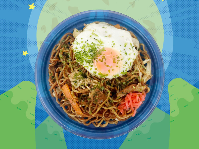 月見ソース焼きそば