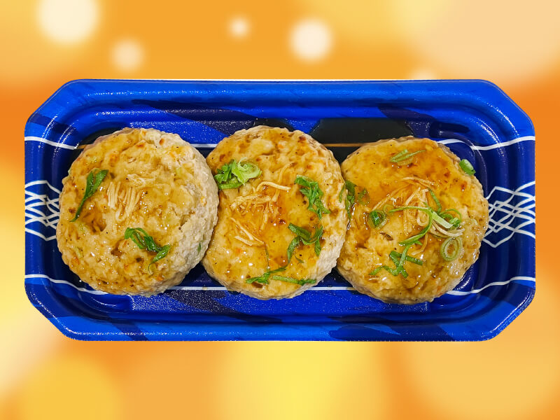 豆腐野菜ハンバーグの生姜あんかけ