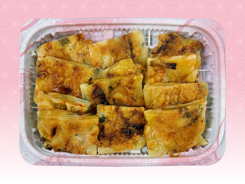 桜海老入りもちもちチヂミ