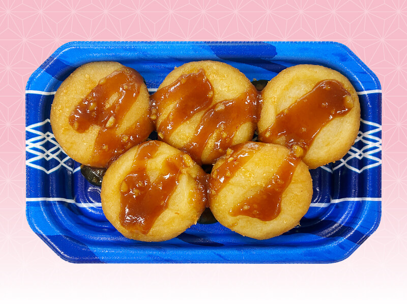 味噌ピーナッツの芋もち