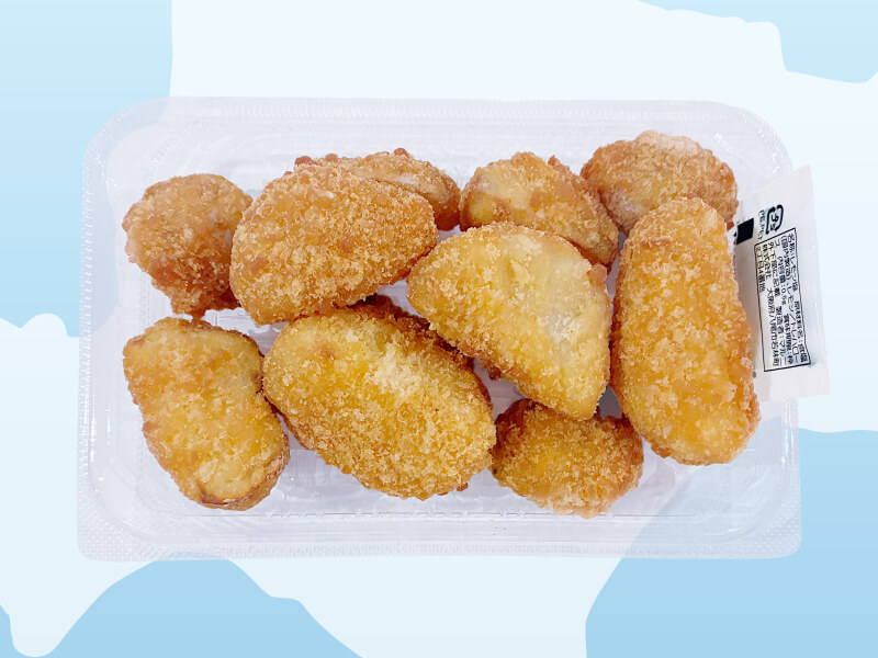 レモン塩で食べる北海道産じゃがいもフライ