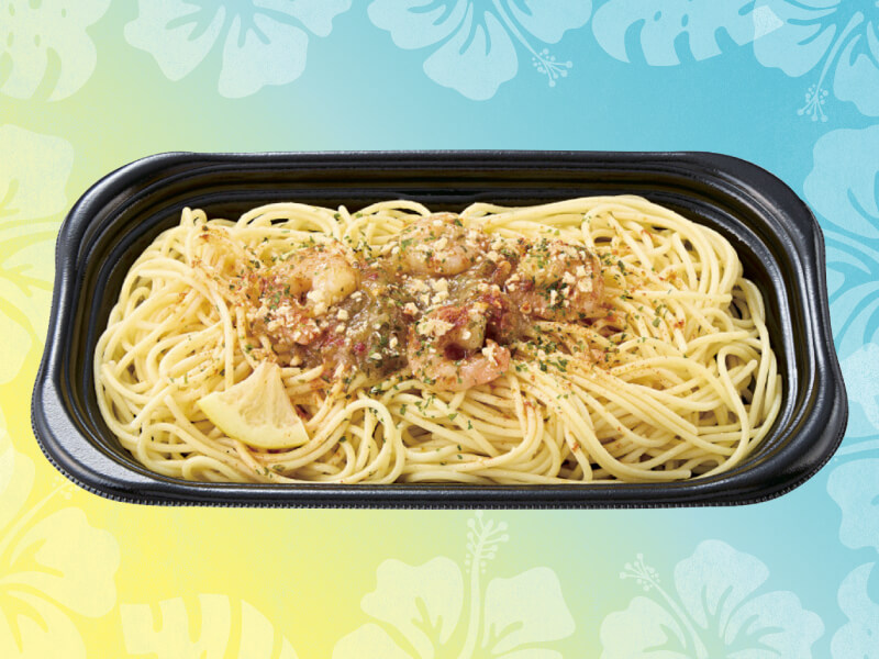 ガーリックシュリンプ風パスタ