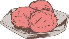 Solted plum
