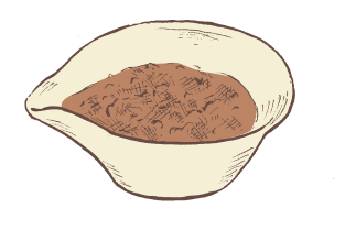 Grated daikon radish sauce