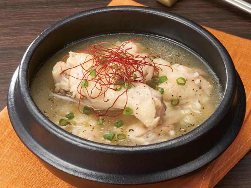 レンジで参鶏湯