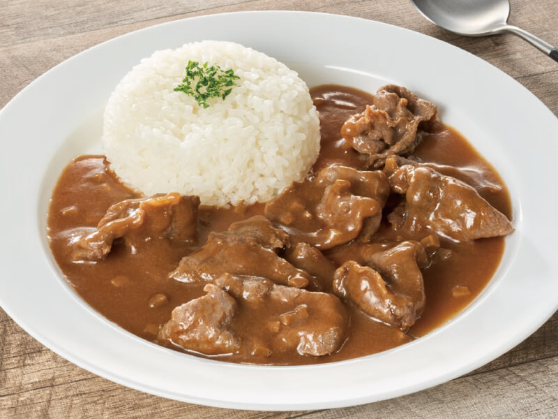 レンジでビーフストロガノフ