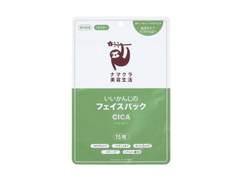 いいかんじのフェイスパック シカ 15枚入