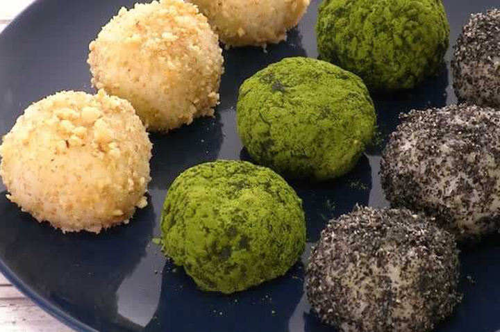 どれから食べよう♪ 彩りおはぎ