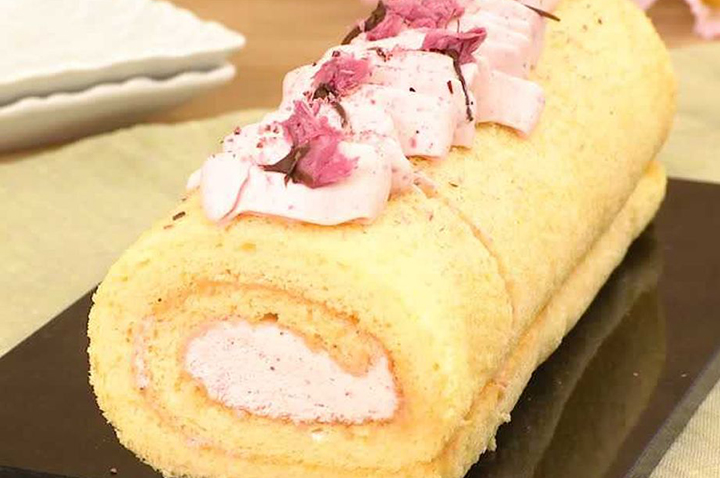 春色！甘じょっぱい♪ さくらロール