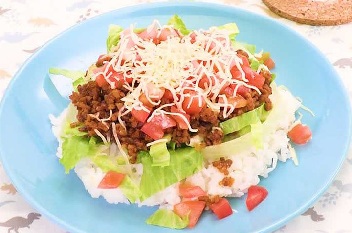 簡単ランチ♪お子様タコライス