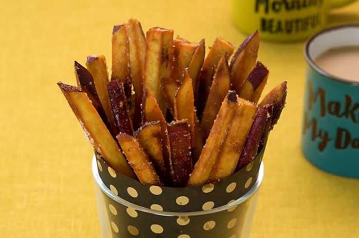 甘塩っぱい幸せ♪ さつまいものシナモンスティック