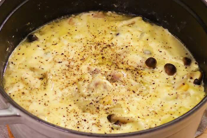 とろっと濃厚！ 白菜と豚肉のチーズミルフィーユ