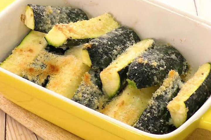 簡単副菜♪ ズッキーニのチーズ焼き